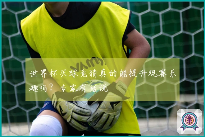 世界杯买球竞猜真的能提升观赛乐趣吗？专家有话说