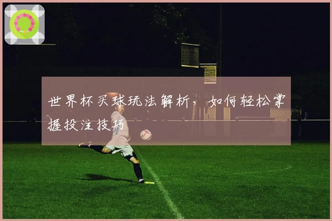 世界杯买球玩法解析，如何轻松掌握投注技巧